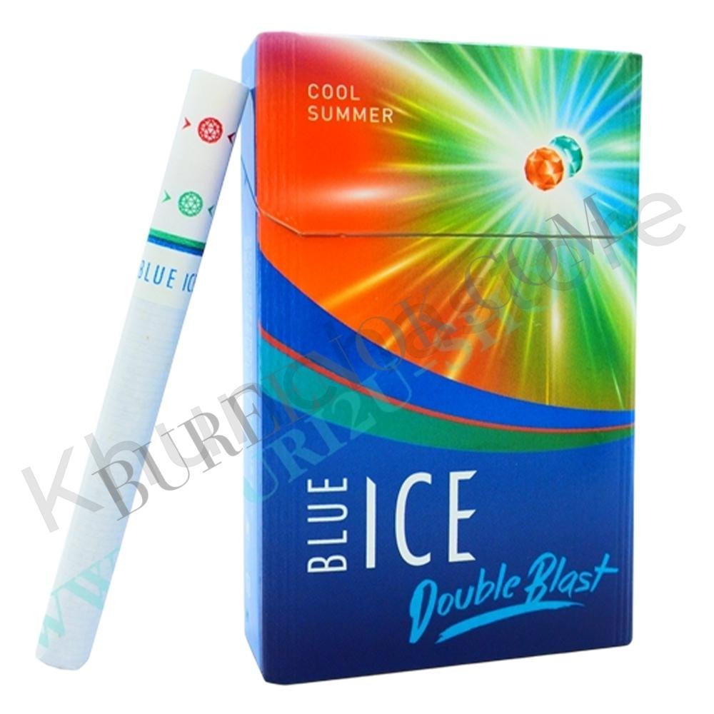 บุหรี่นอก บลูไอซ์ (2 เม็ดบีบ)