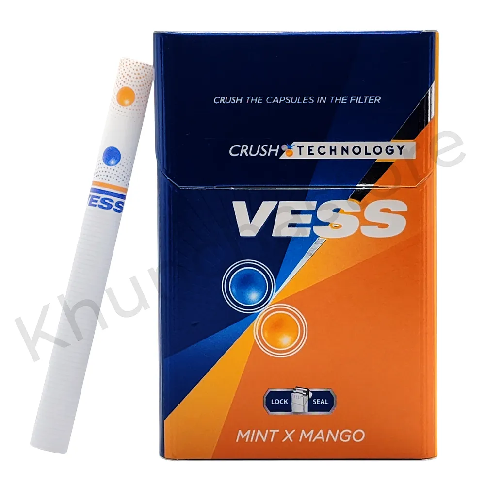 บุหรี่นอก เวส มะม่วง (2 เม็ดบีบ)
